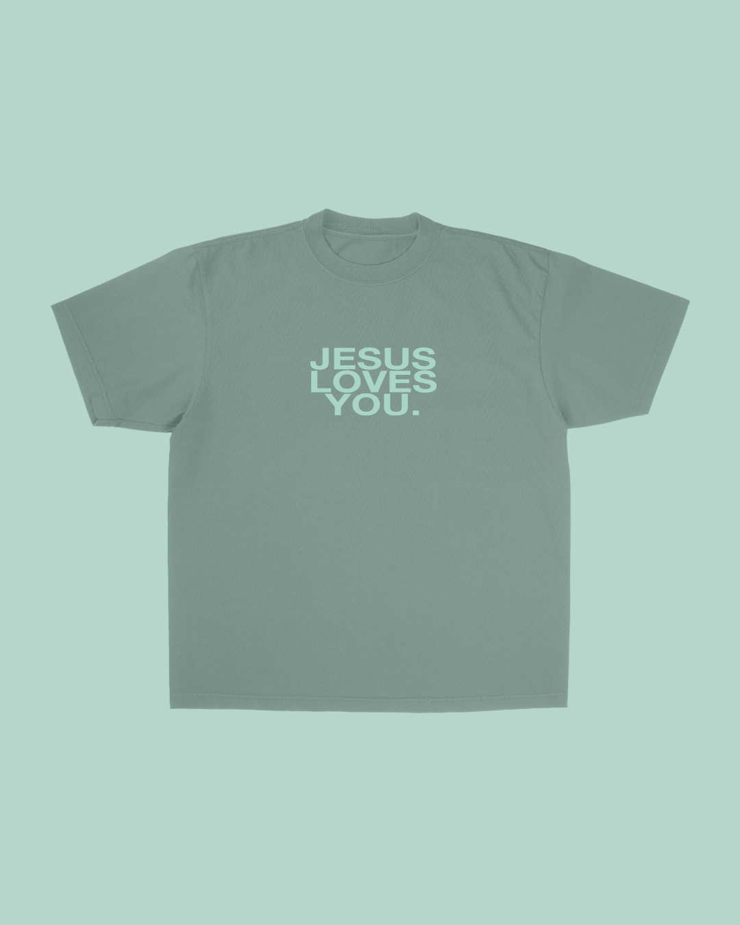 Eucalyptus Jesus Loves You Tee